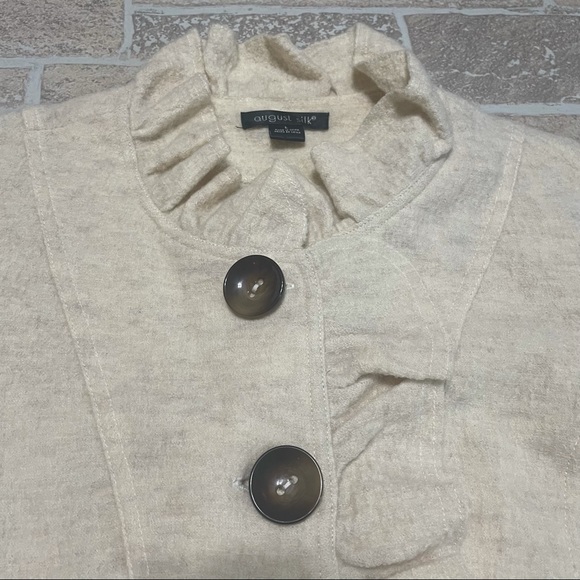 August Silk women’s large wool sweater coat - Picture 3 of 6